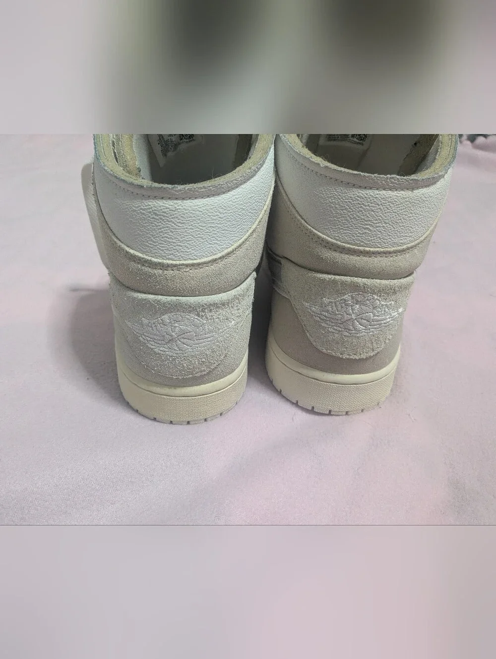 Nike Men's Air Jordan 1 Mid SE Craft Sneakers in Off-White and Light Beige